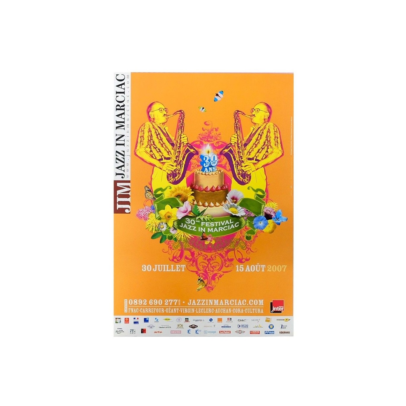 Affiche Jazz in Marciac 2007 - Modèle 3