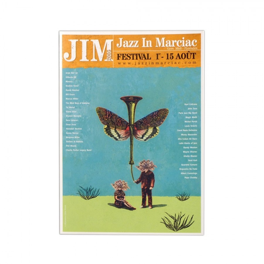 Carte postale "Affiche" Jazz in Marciac 2005