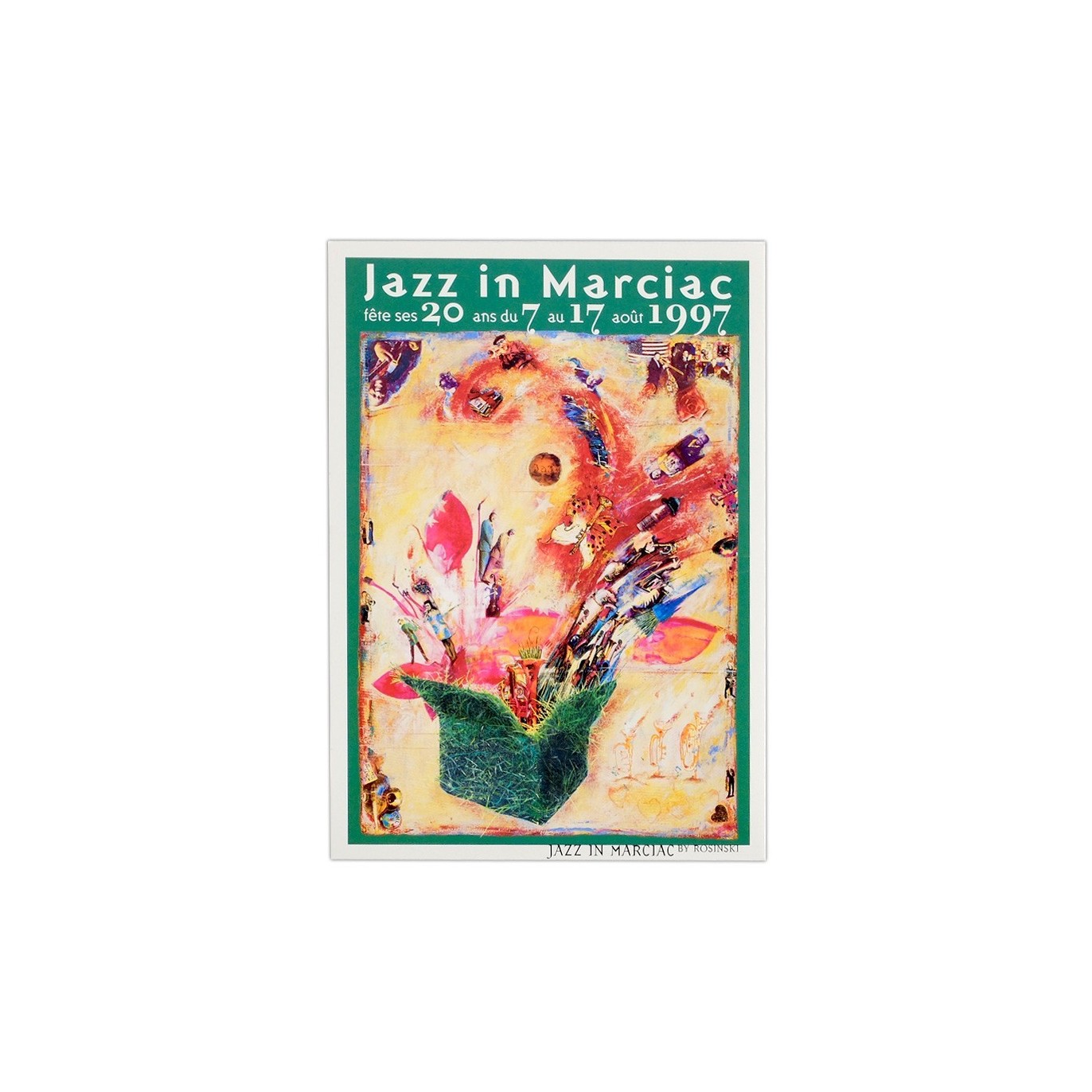 Carte postale "Affiche" Jazz in Marciac 1997