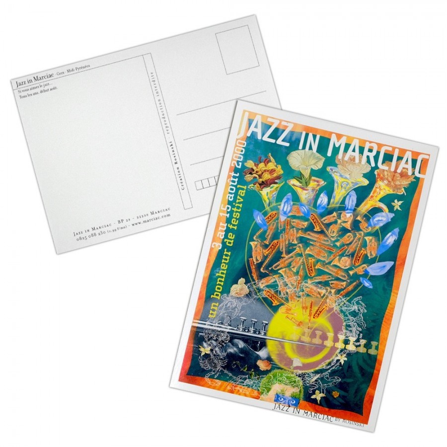 Carte postale "Affiche" Jazz in Marciac 2000