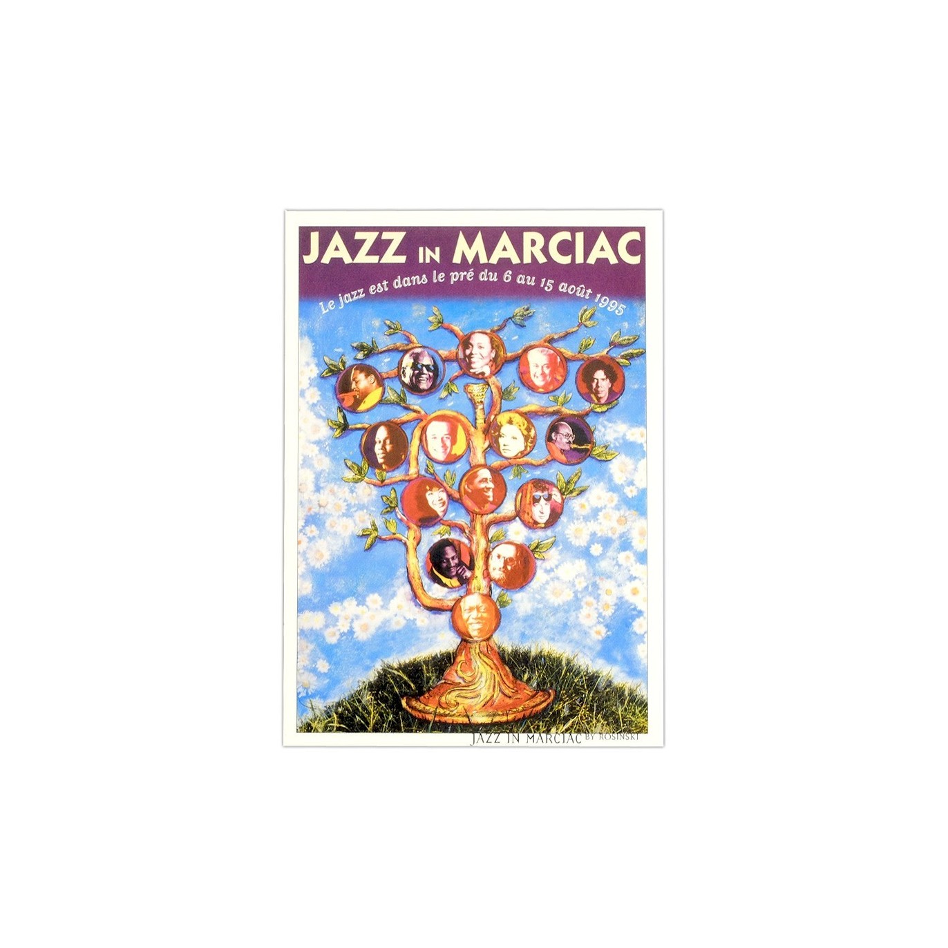 Carte postale "Affiche" Jazz in Marciac 1995