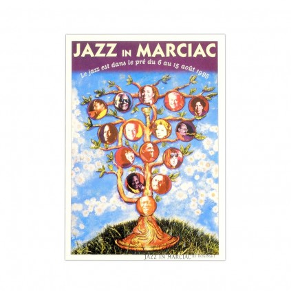 Carte postale "Affiche" Jazz in Marciac 1995