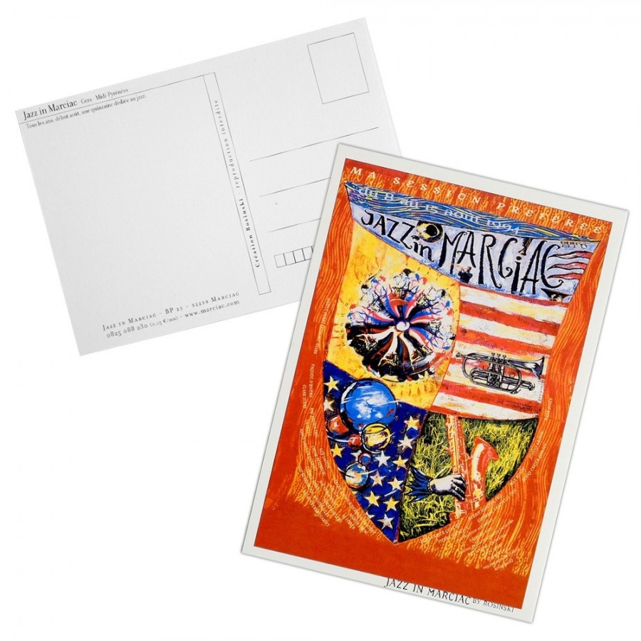 Carte postale "Affiche" Jazz in Marciac 1994