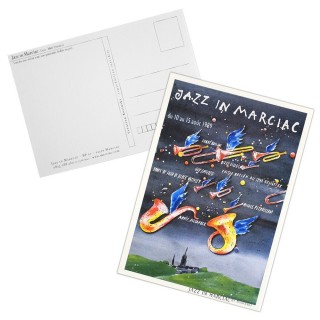 Carte postale "Affiches" Jazz in Marciac 1989