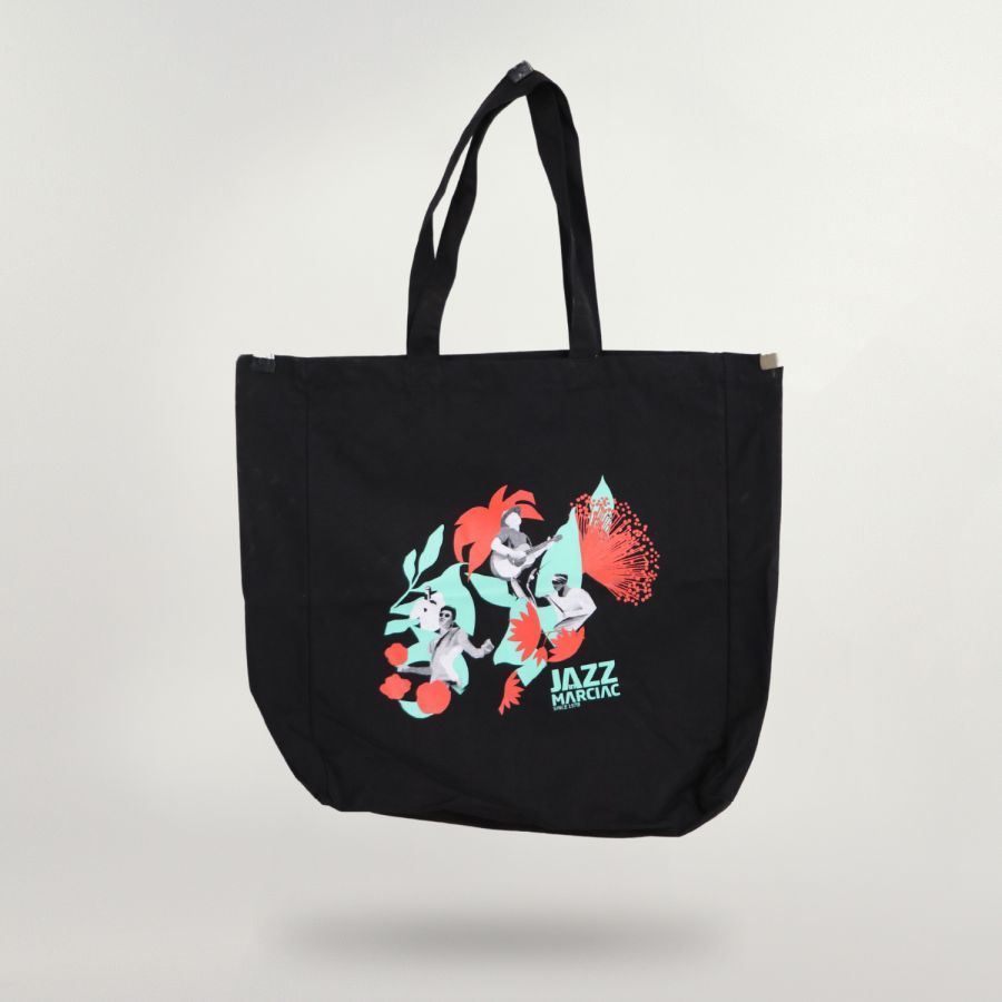 Cabas Palmier Rose Vert