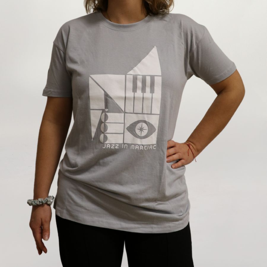 Tee-Shirt Geometrie Gris