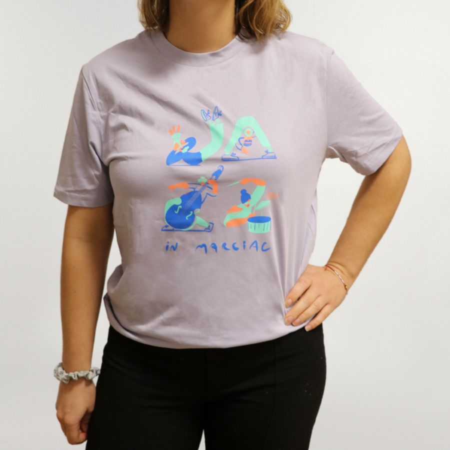 Tee-Shirt Alphabet LilaCOTON BIO