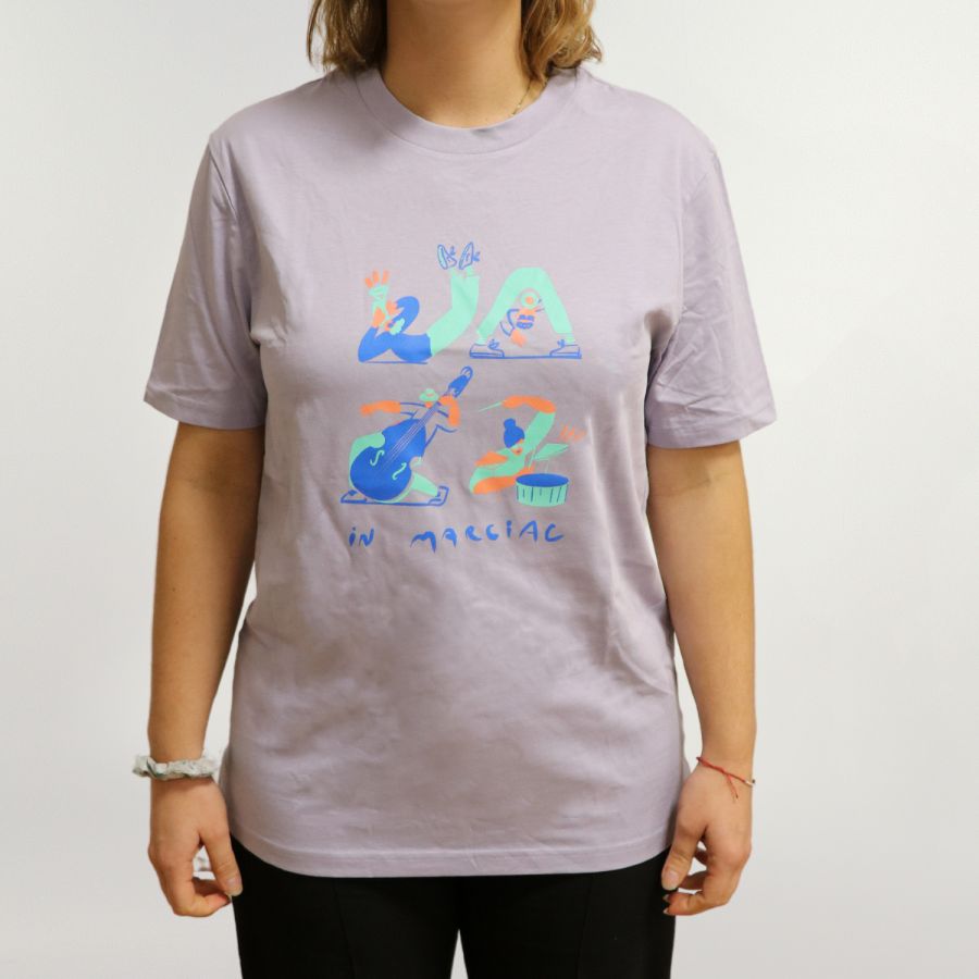 Tee-Shirt Alphabet LilaCOTON BIO