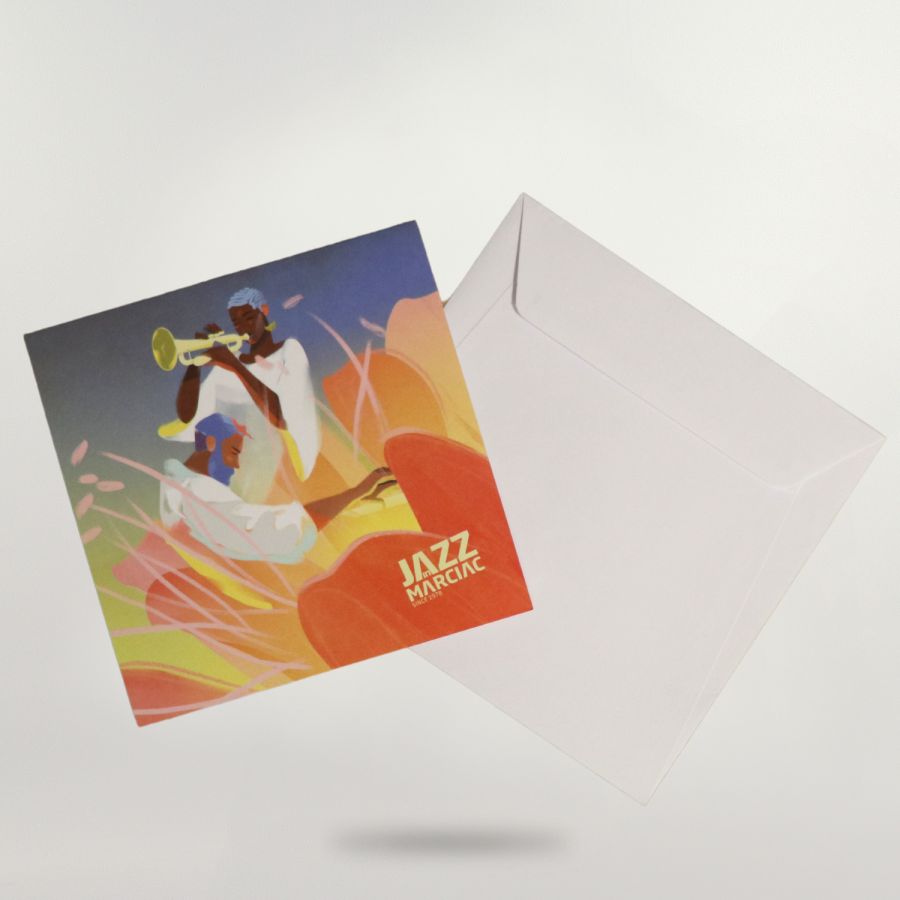 Carte de vœuxenveloppe