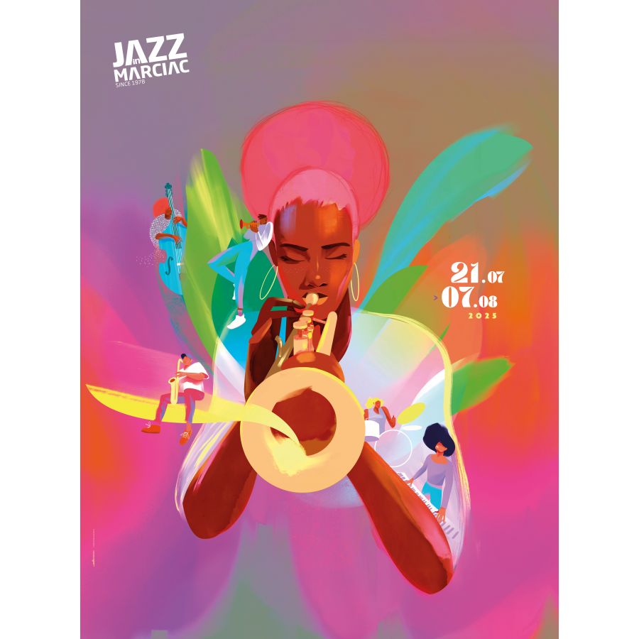 Affiche Officielle Jazz in Marciac 2025