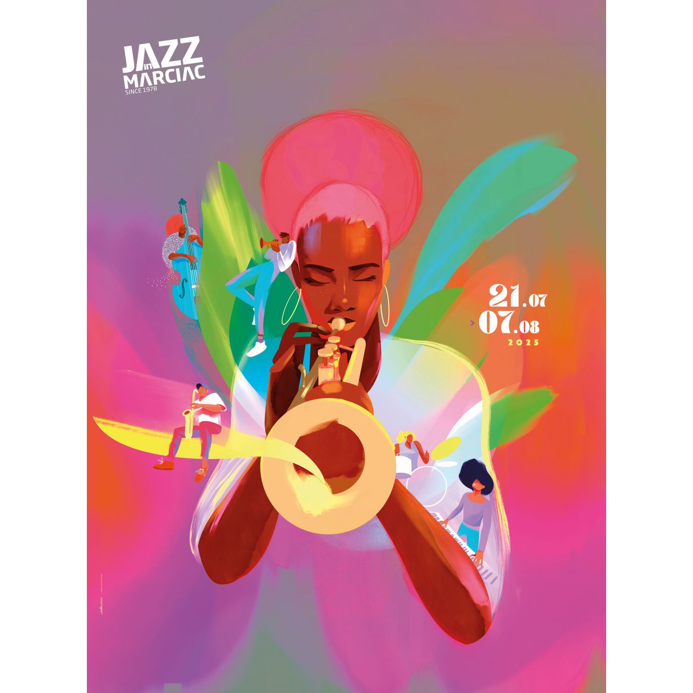 Affiche Officielle Jazz in Marciac 2025