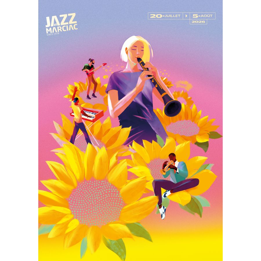 Affiche Officielle Jazz in Marciac 2026