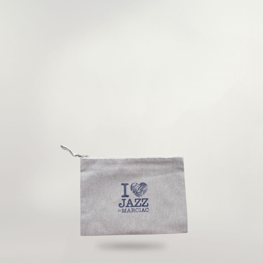 Pochette I LOVE Marciac Gris